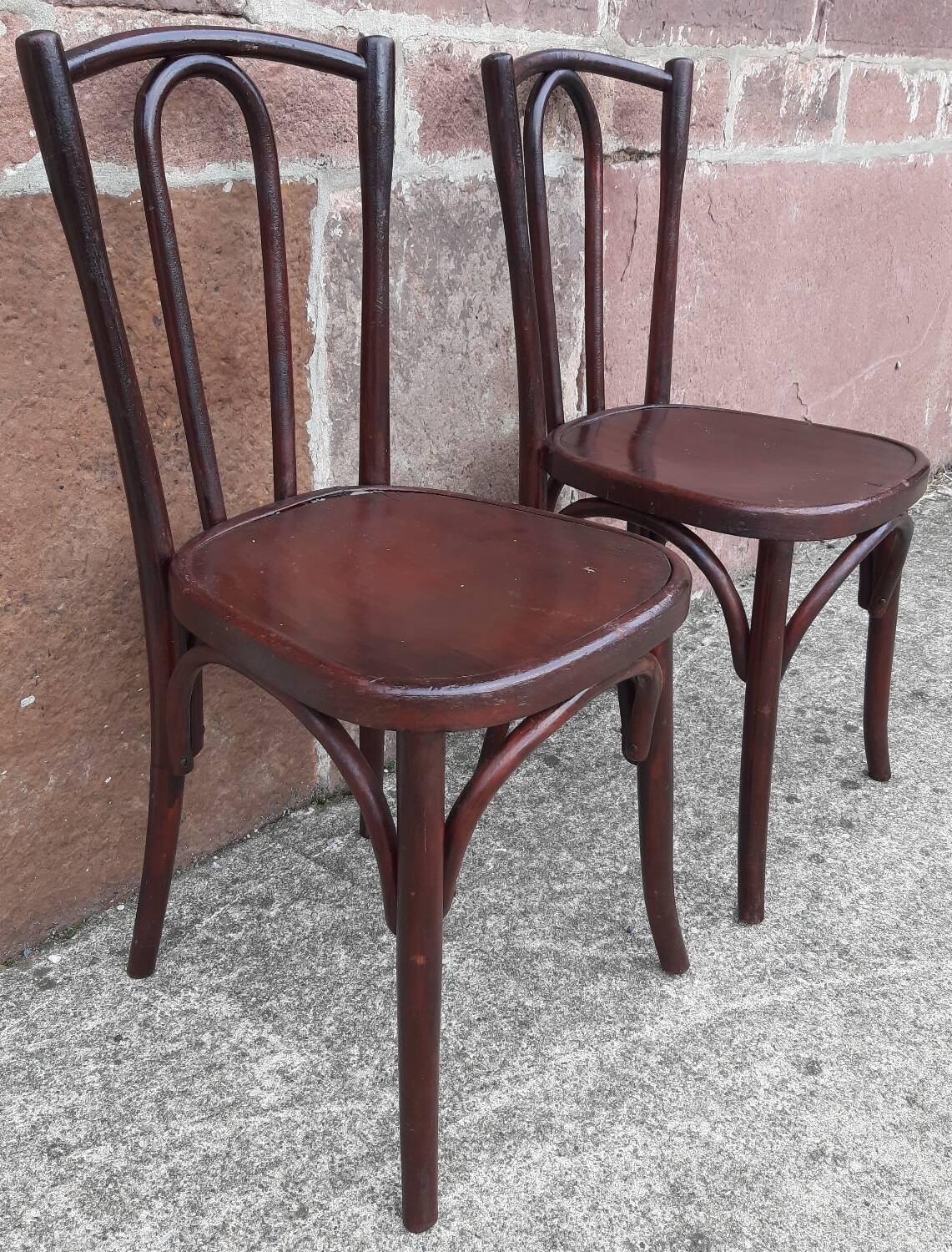 "Fischel" bistro chairs (pair)