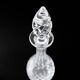 Antique Crystal high Decanter with original Lid with debossed pattern from Sweden early 1900s