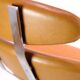 Corona Lounge Chair With Stool Model EJ 5 Made In Walnut Elegance Leather By Poul M. Volther