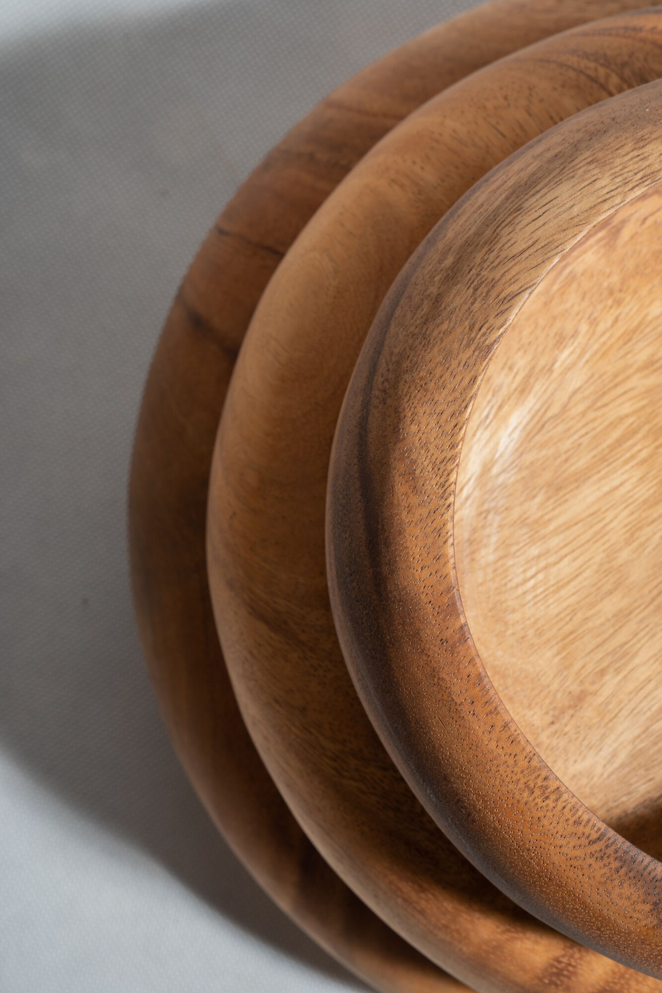 Bowl or monoxyl teak cut d:25.5