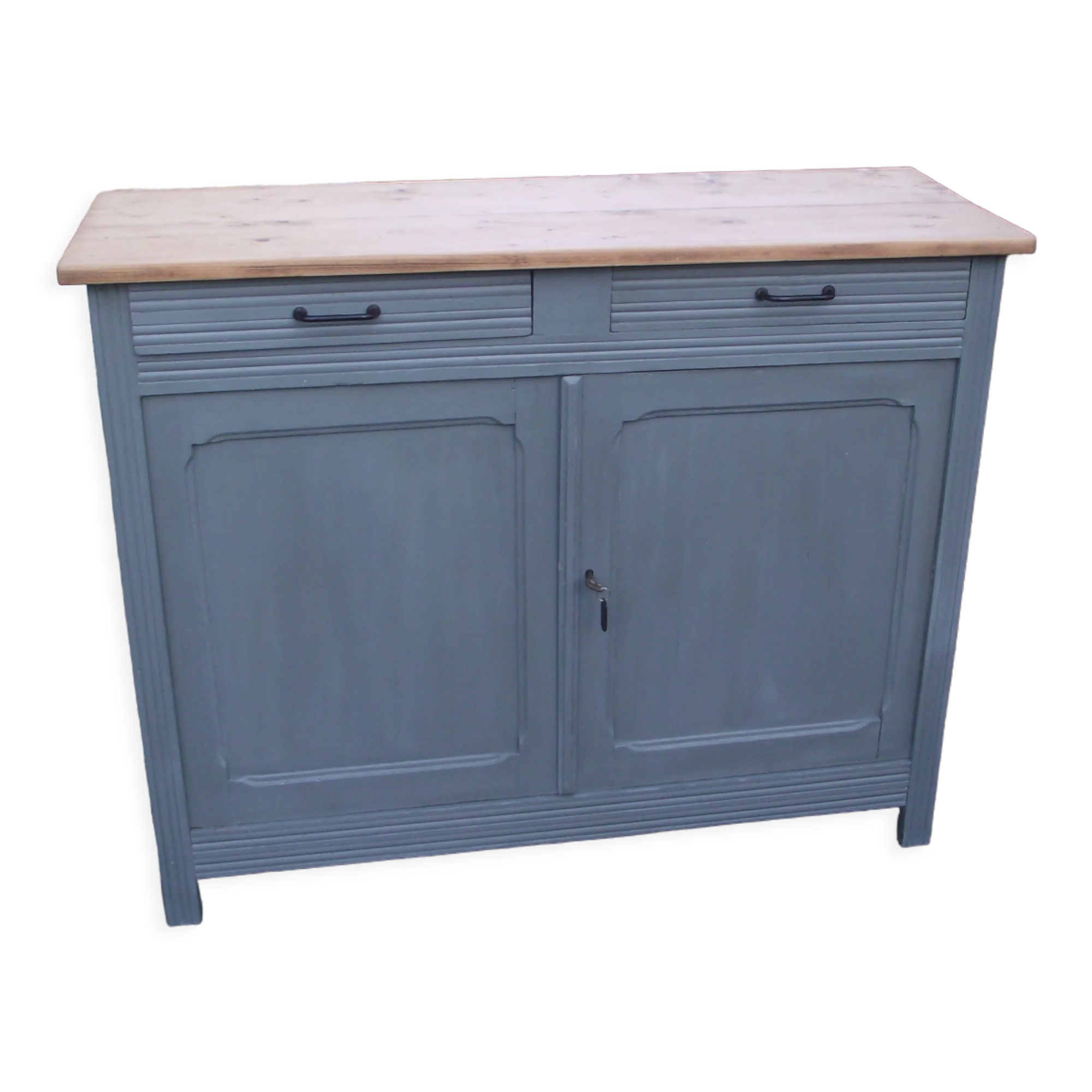 Parisian sideboard of the 30s 40s in painted fir
