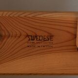 Vintage Pine Coffee Table Dymling Yngve Ekström Swedese, Brutalist, 1970s