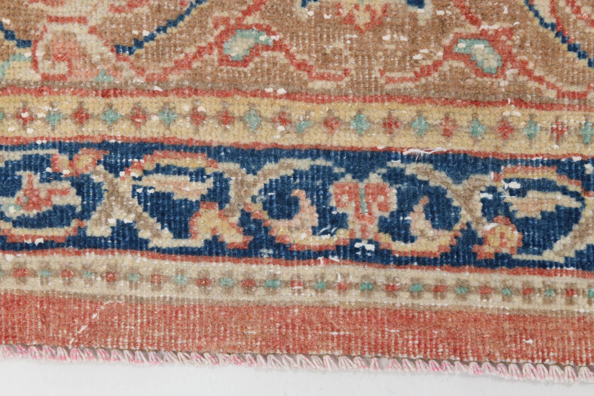 10x13 Tapis Persan Buda Ancien à Médaillon Floral Noué Main, 310x404Cm