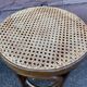 Viennese curved wooden piano stool 1950
