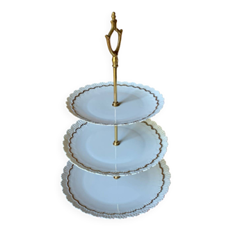 Silent plate three plates Limoges Charles Ahrenfeldt