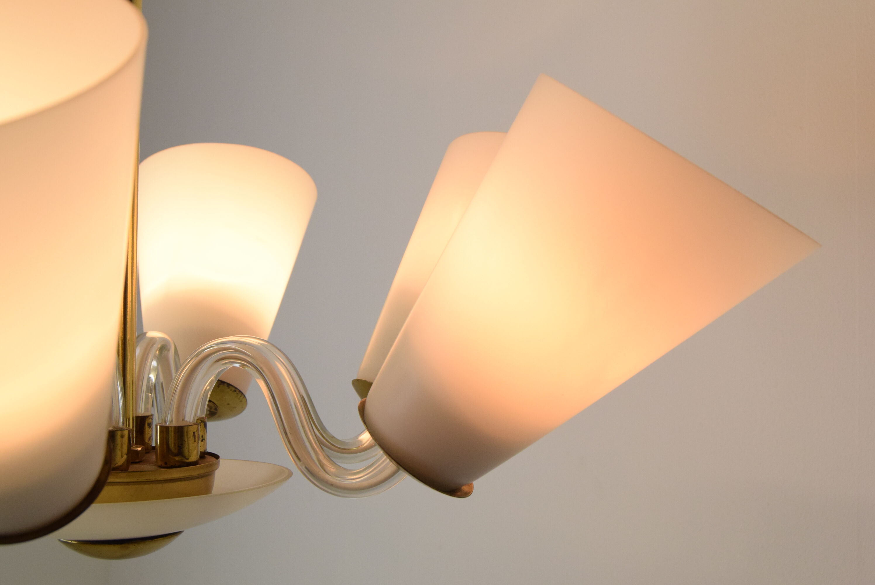 Mid-century Chandelier/kamenicky Senov,1960's.