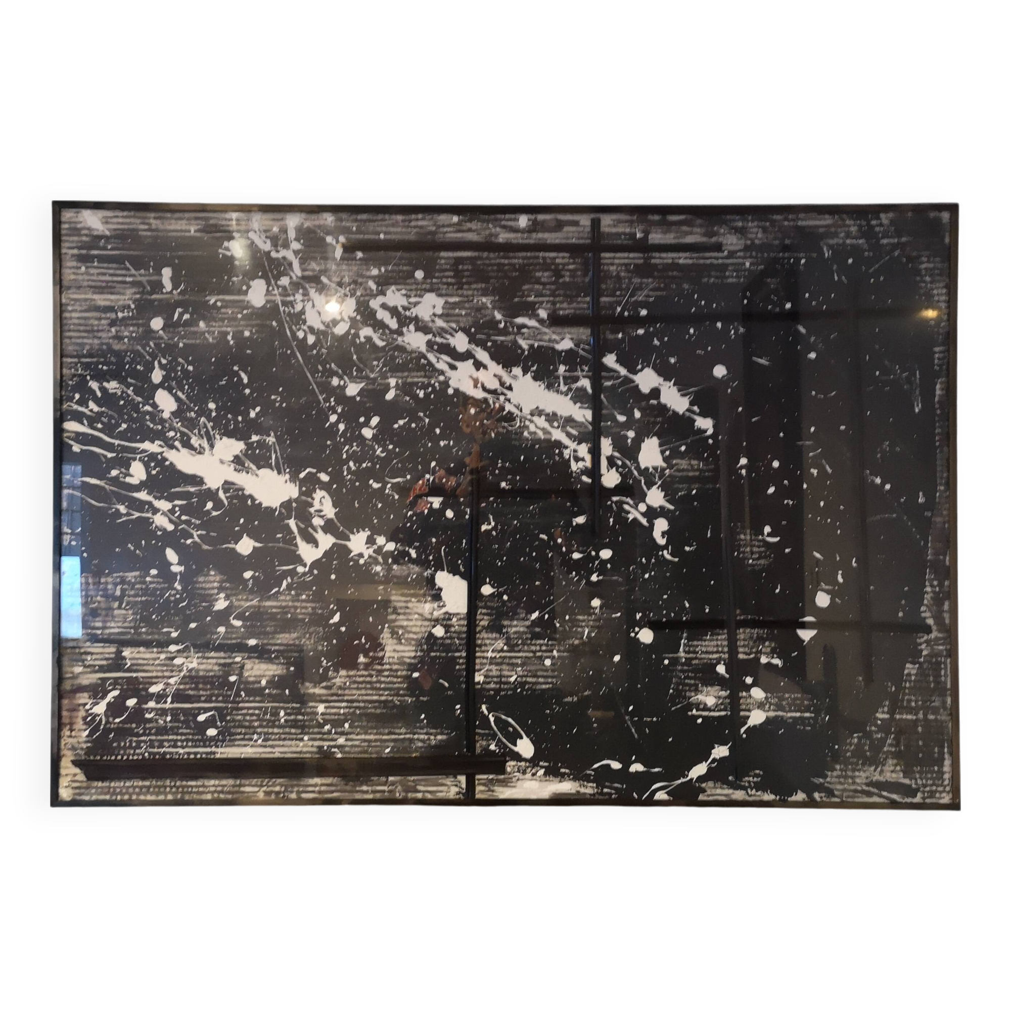 originale peinture tableau abstrait