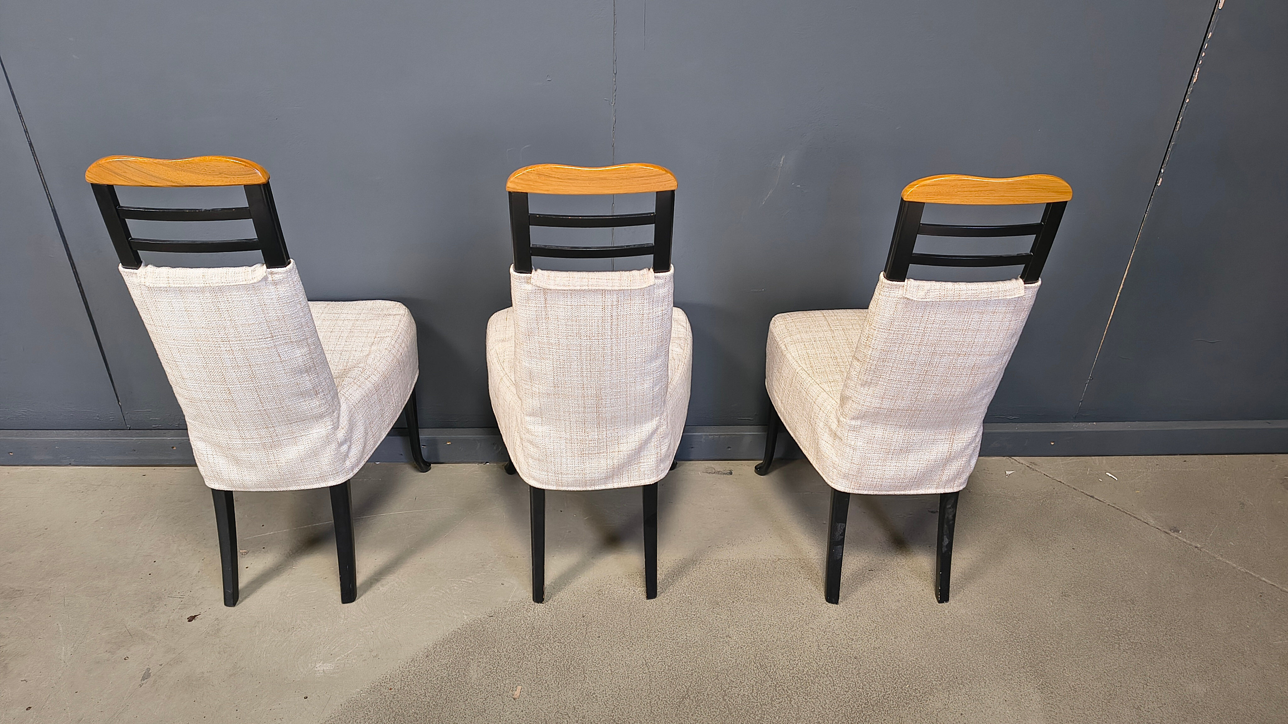 Vintage dining chairs by Giorgetti, 1970s