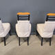 Vintage dining chairs by Giorgetti, 1970s