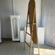 Floor mirror in bamboo and rattan H:1m80