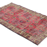 Anatolian handmade vintage rug 196 cm x 116 cm