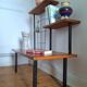 Meuble d’appoint vintage, porte-plantes