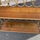 Wall shelf 2 trays, old, rattan.