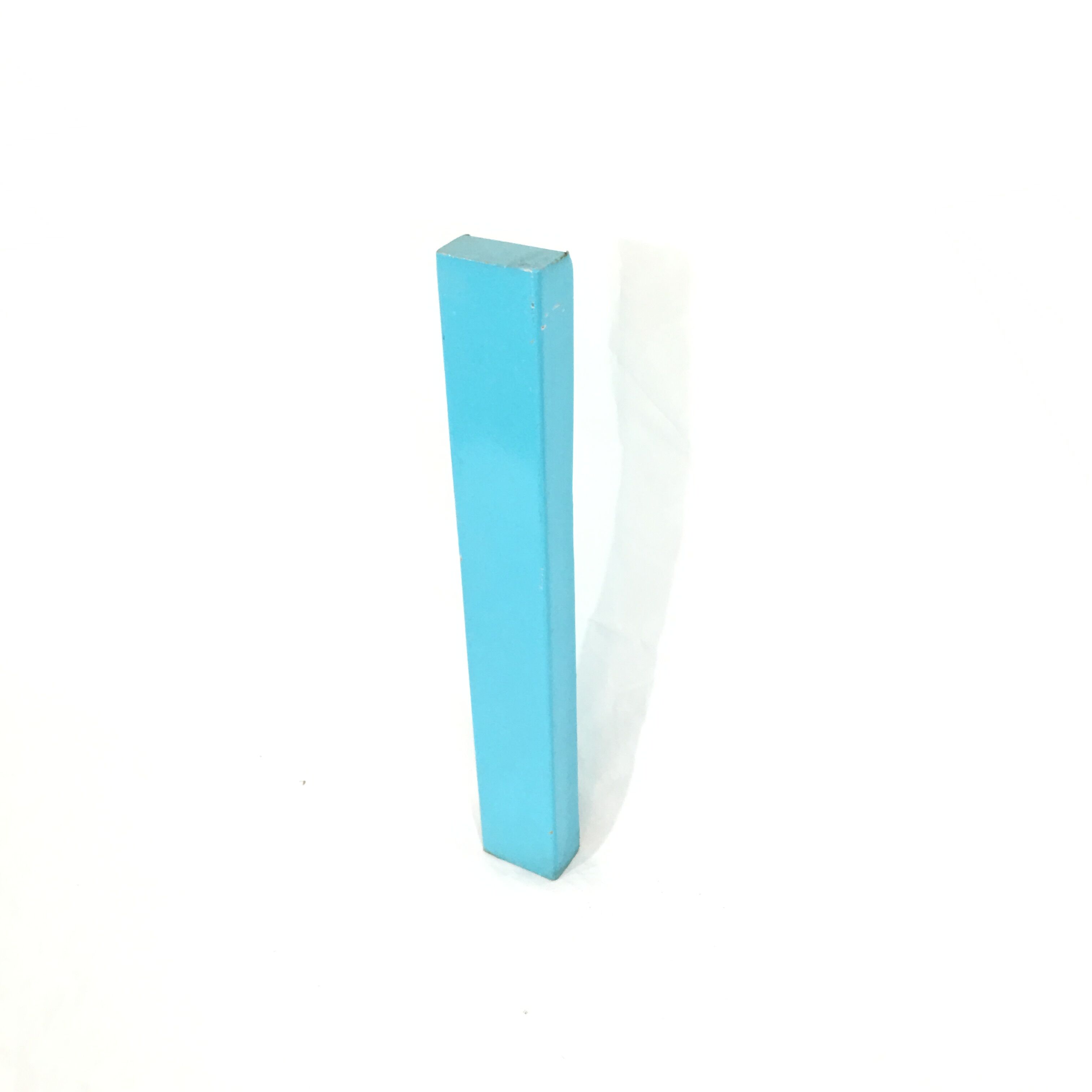 Sky blue metal sign letter