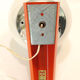 Targetti Sankey wall lamp Italy metal Orange and glass globe