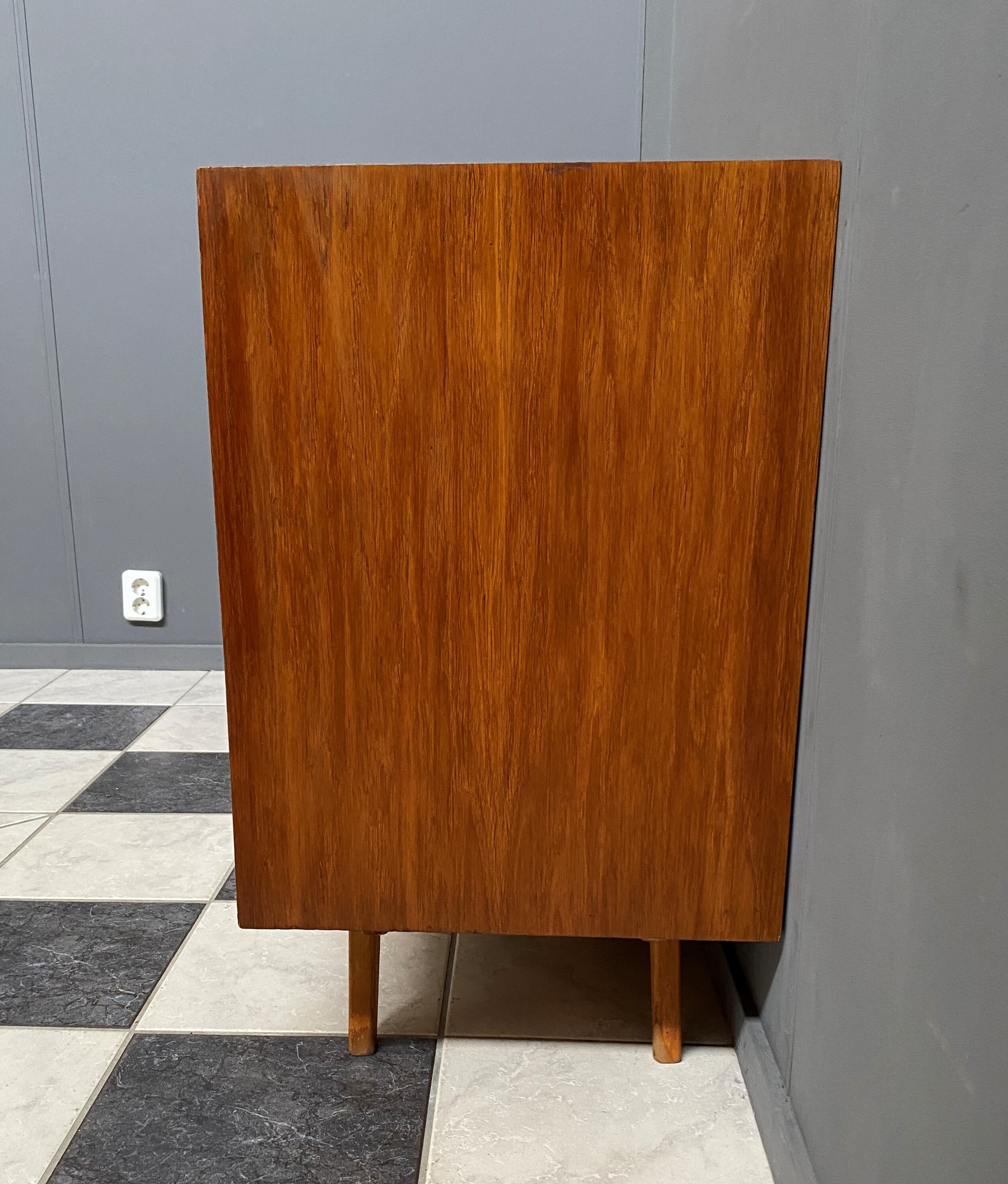 Jiri Jiroutek Yellow sideboard model U458 by Interier Praha 1960s