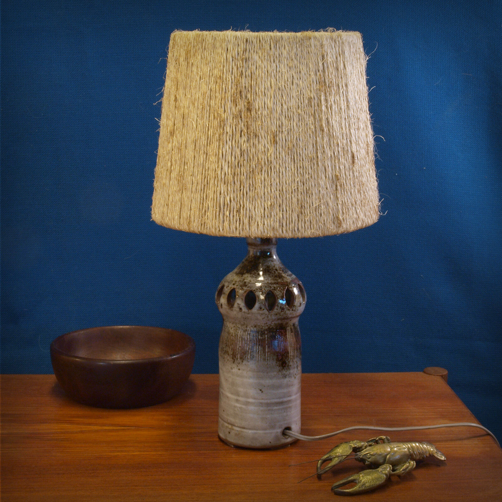 Ceramic lamp foot by Chantal and Thierry Robert