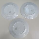 7 dessert plates in earthenware K G de Lunéville Model Danièle