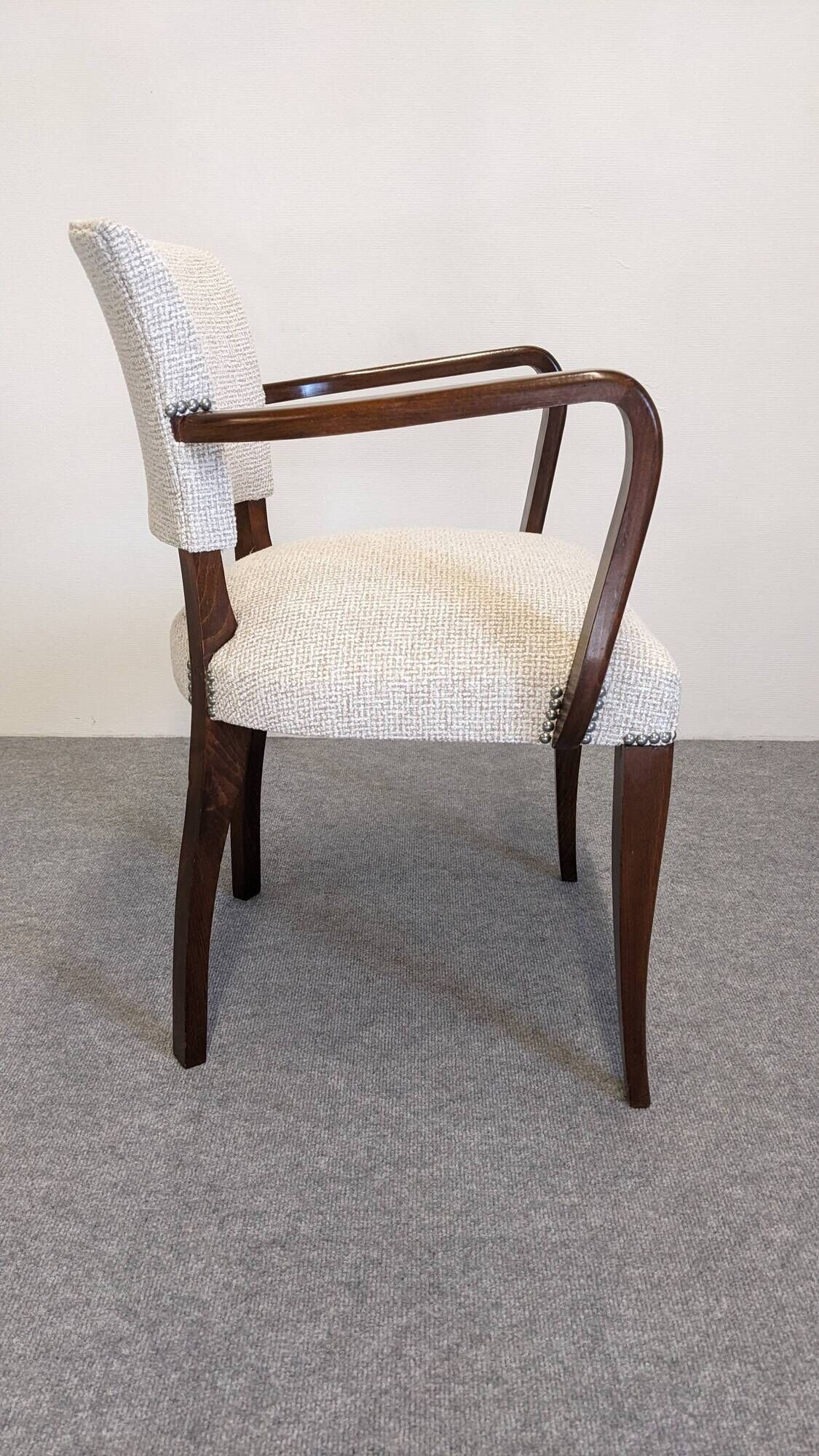 Pair of Art Deco bridge chairs, France circa 1930