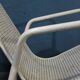 1960 perforated metal garden armchairs