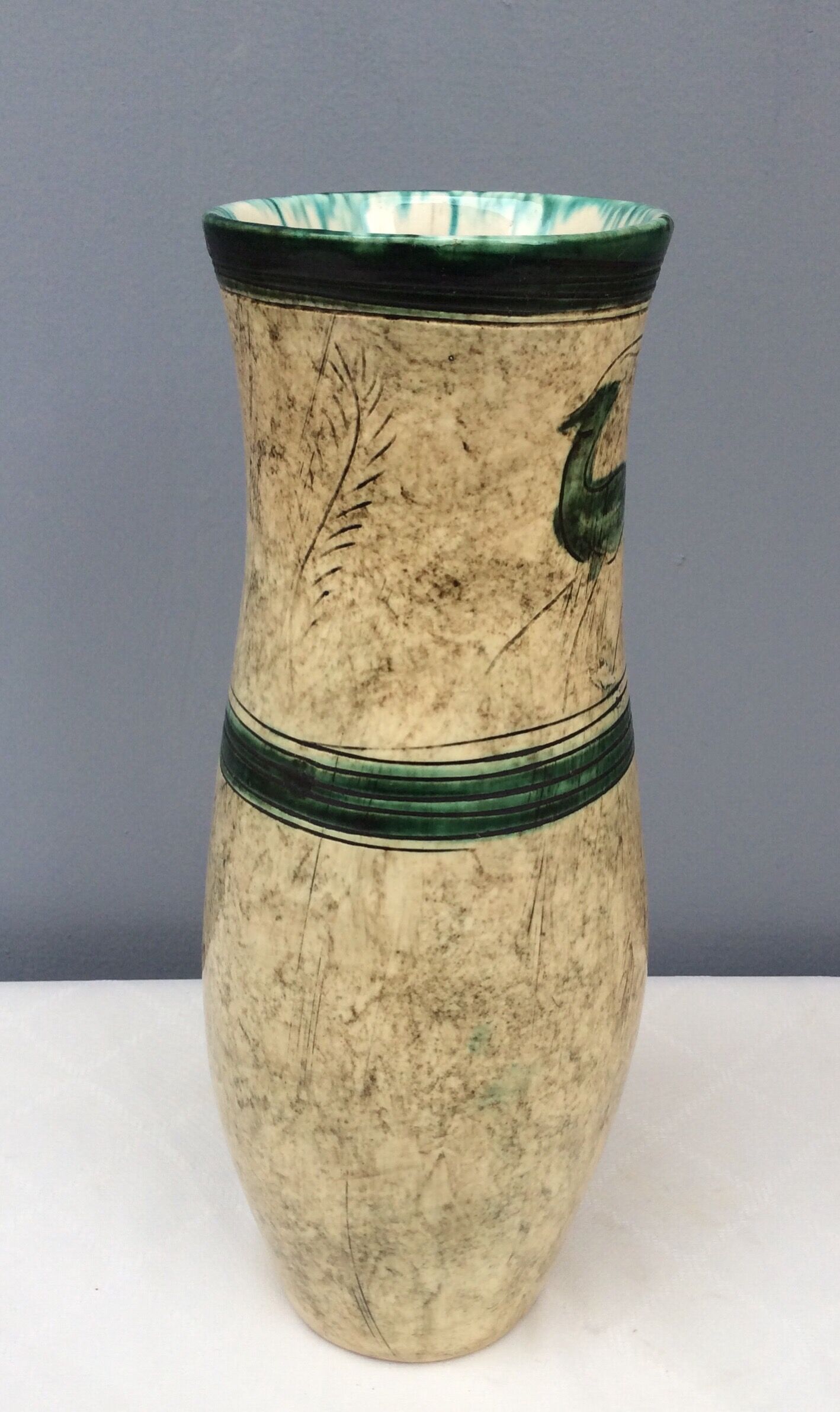 Ceramic vase signed “Joal”, 50s/60s