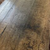 Old farm console in solid oak