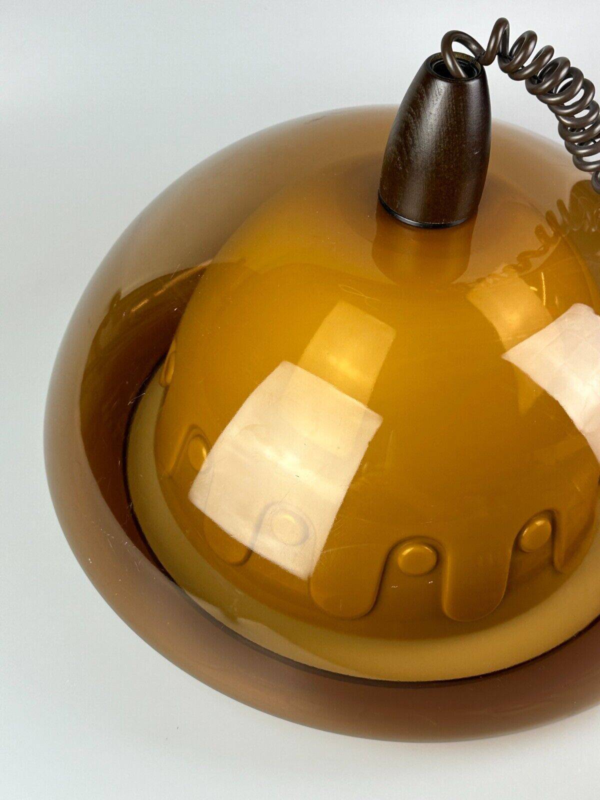 60s 70s ceiling lamp hanging lamp acrylic plastic metal space age design