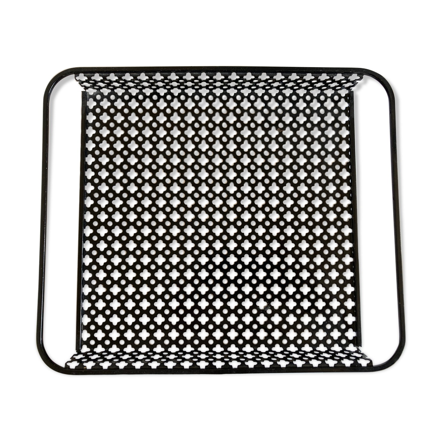 Perforated iron tray Matégot 1950