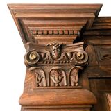 Entrance wardrobe in oak and walnut