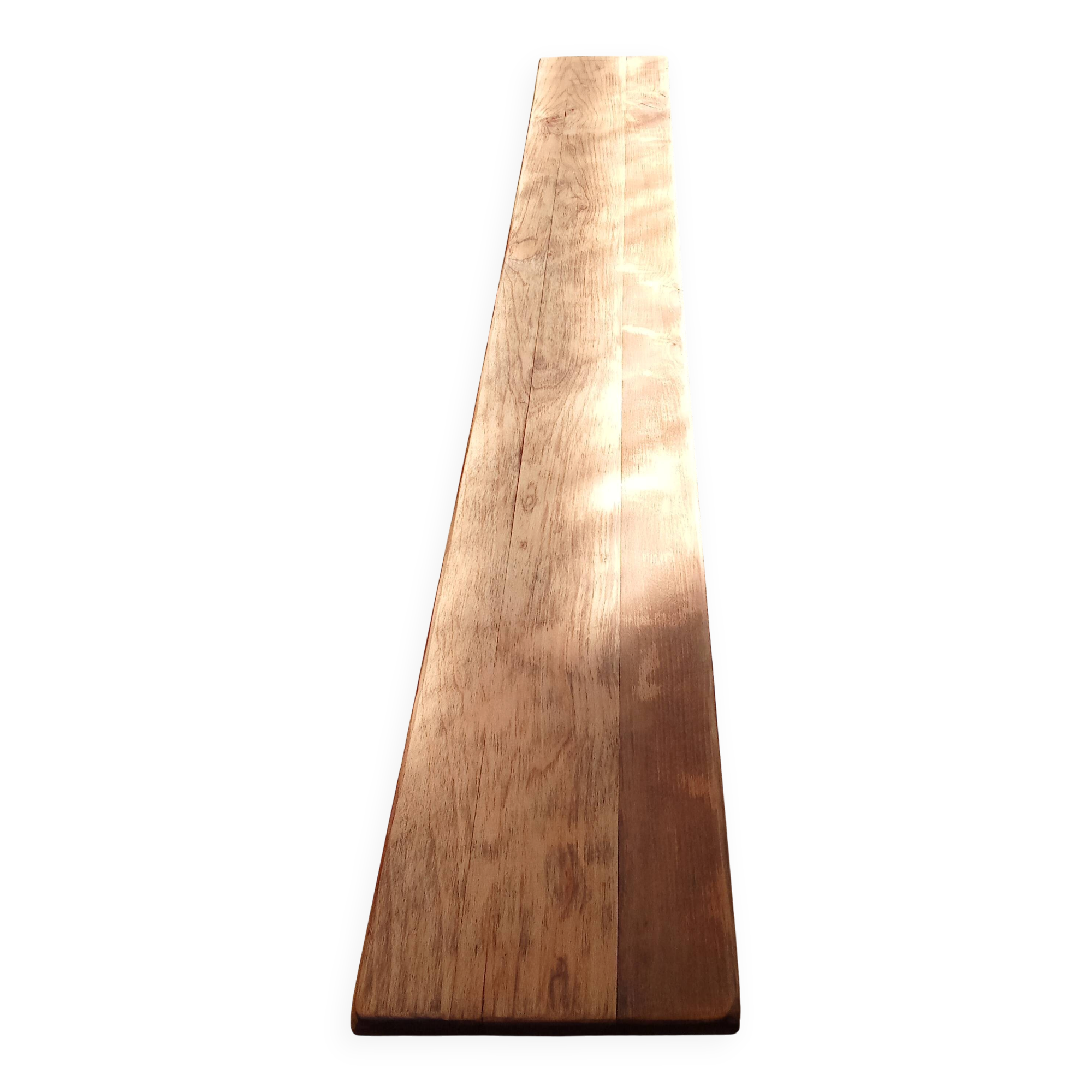 Old rustic oak bench