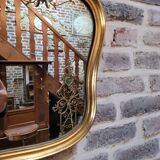 Miroir doré style Louis XV