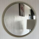 Vintage pop round mirror 1970s 49x49cm