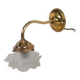 Swan neck flower wall light