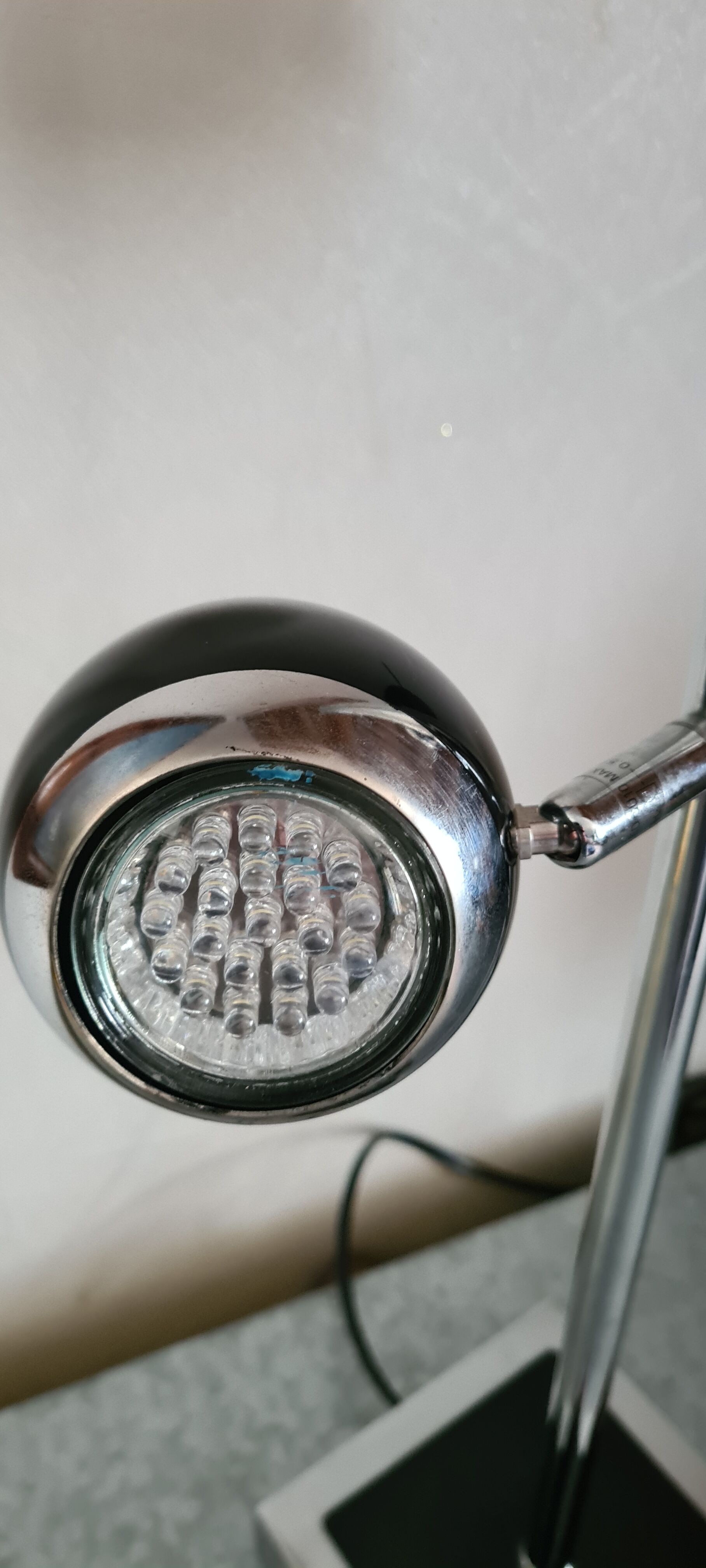 Lampe vintage eyeball Seylumière Hary
