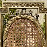 Pair of Golden Wood Chairs - Louis XVI Style Cannage