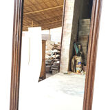 Ancient Burmese teak mirror