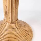 Rattan “coconut tree” lamp