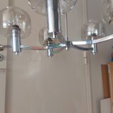 Pendant lamp, the vintage ustre 70's delmas