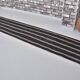 Stripe Vintage Oushak Kilim sku 3828
