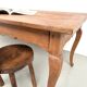 Grande table de ferme en merisier massif des années 1900