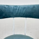 Tabouret métal et velours