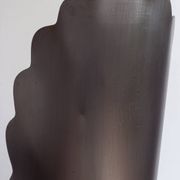 Pair of brushed steel lamps⎮60s, 70s
