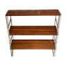 Modular shelf in wood and metal