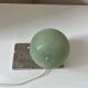 Art Deco marble granite glass globe ball table lamp