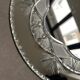 50s chiseled table mirror, Diam 30cm