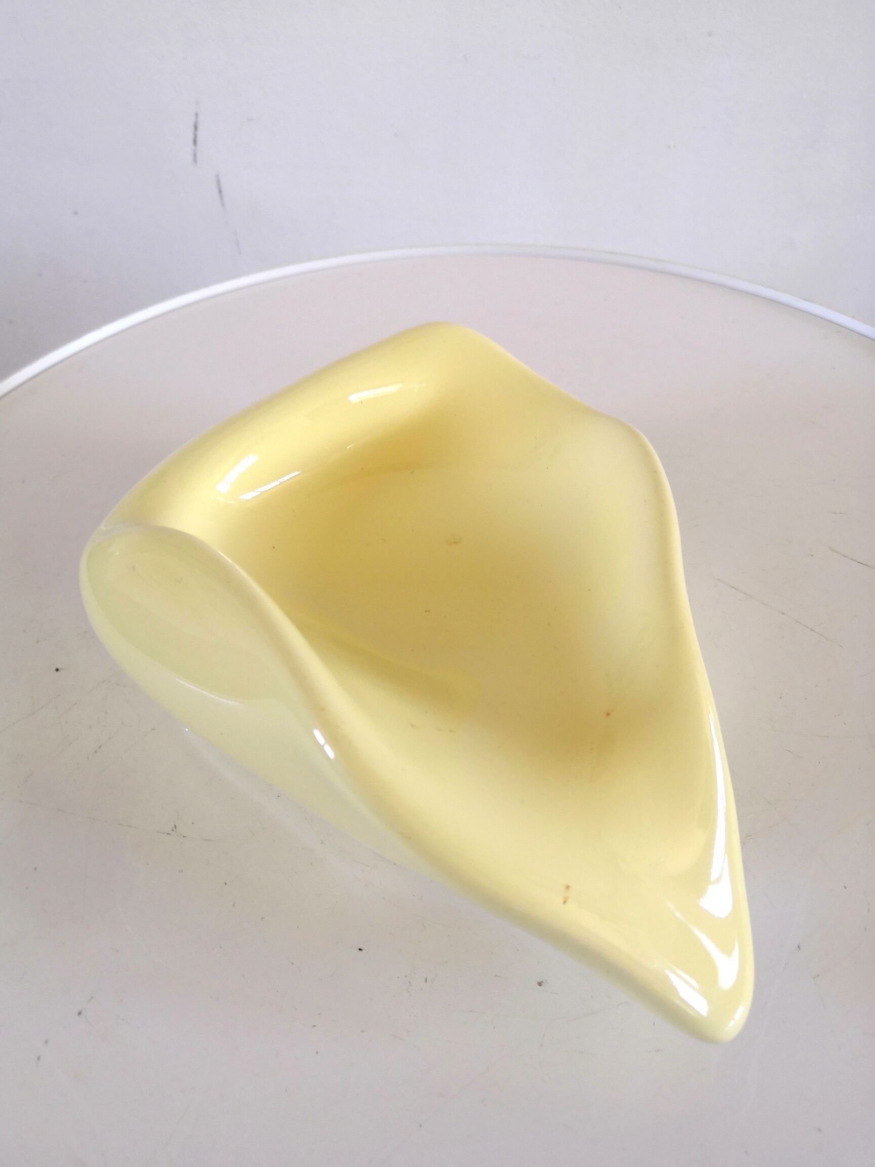 Vide poche cendrier en céramique forme libre années 60