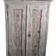 Painted double wardrobe in wood