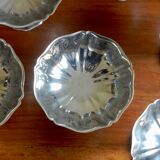 6 silver stainless steel ice cups