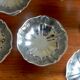 6 silver stainless steel ice cups