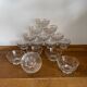 Set of 15 champagne glasses from Verrerie de la Chapelle St Mesmin